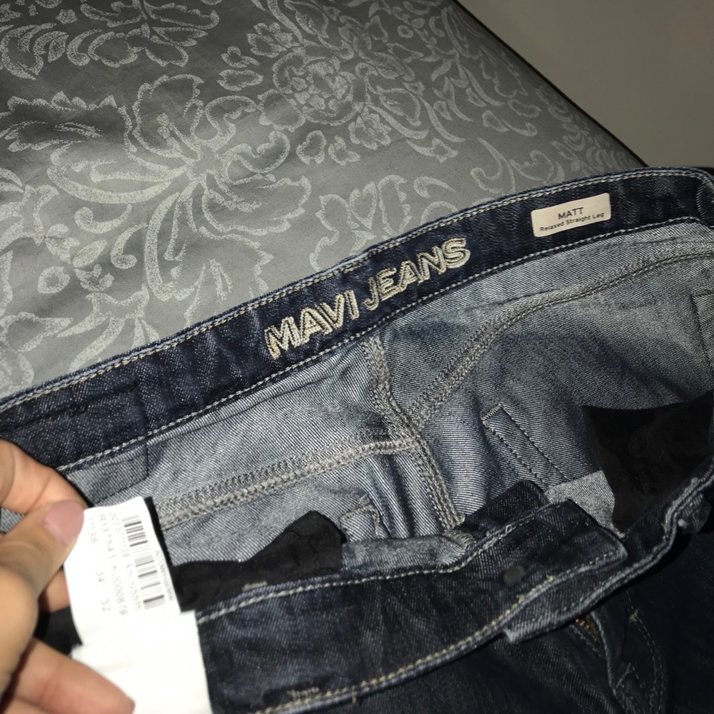 Mavi Dark Wash Jeans View 3